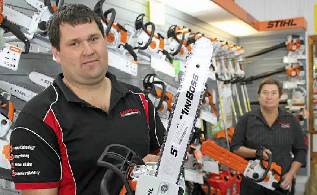 Matthew and Cheryl Sondergeld welcome everyone to head along to the Stihl Super Saturday on June 2. Matthew and Cheryl Sondergeld welcome everyone to head along to the Stihl Super Saturday on June 2.